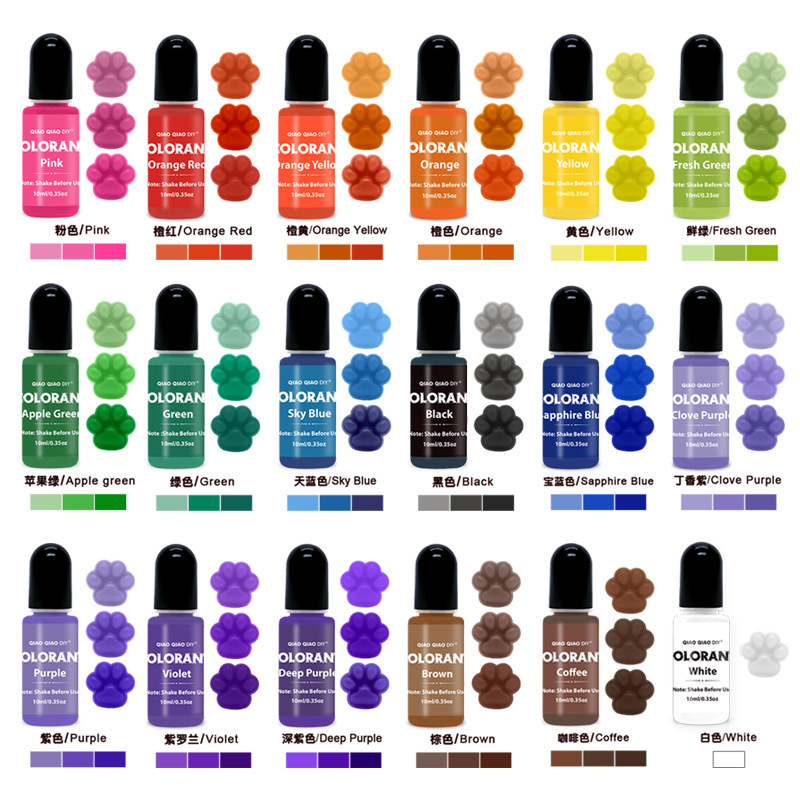 Soap Making Ingredients - 20 สีเทียนสีย้อมเทียนขี้ผึ้ง WAX Pigment Dye สีเทียน