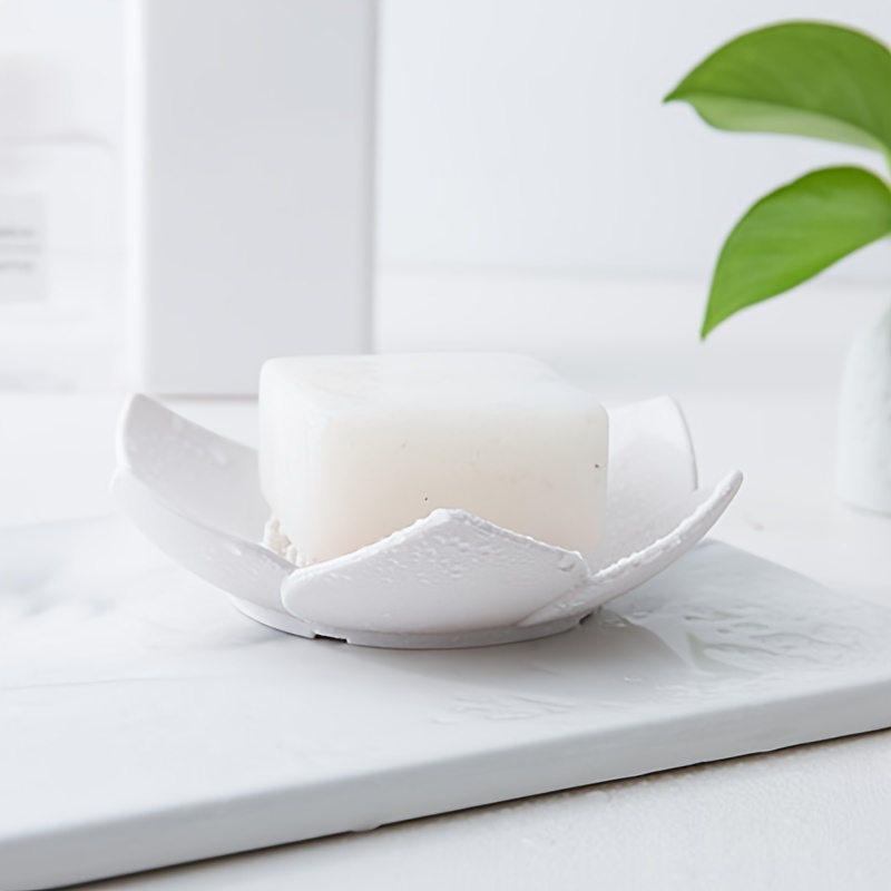 กล่องสบู่รูปดอกบัว ซิลิโคนกันล - Soap Dish Draining บทวิจารณ์และราคา