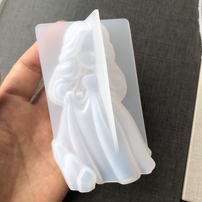 3D น่ารักเจ้าหญิงซิลิโคนเทียนแ - Soap Making Silicone Molds บทวิจารณ์และราคา