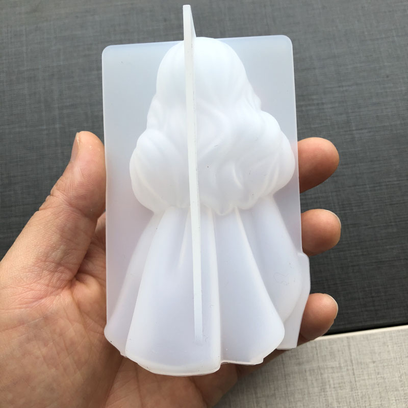 3D น่ารักเจ้าหญิงซิลิโคนเทียนแ - Soap Making Silicone Molds บทวิจารณ์และราคา
