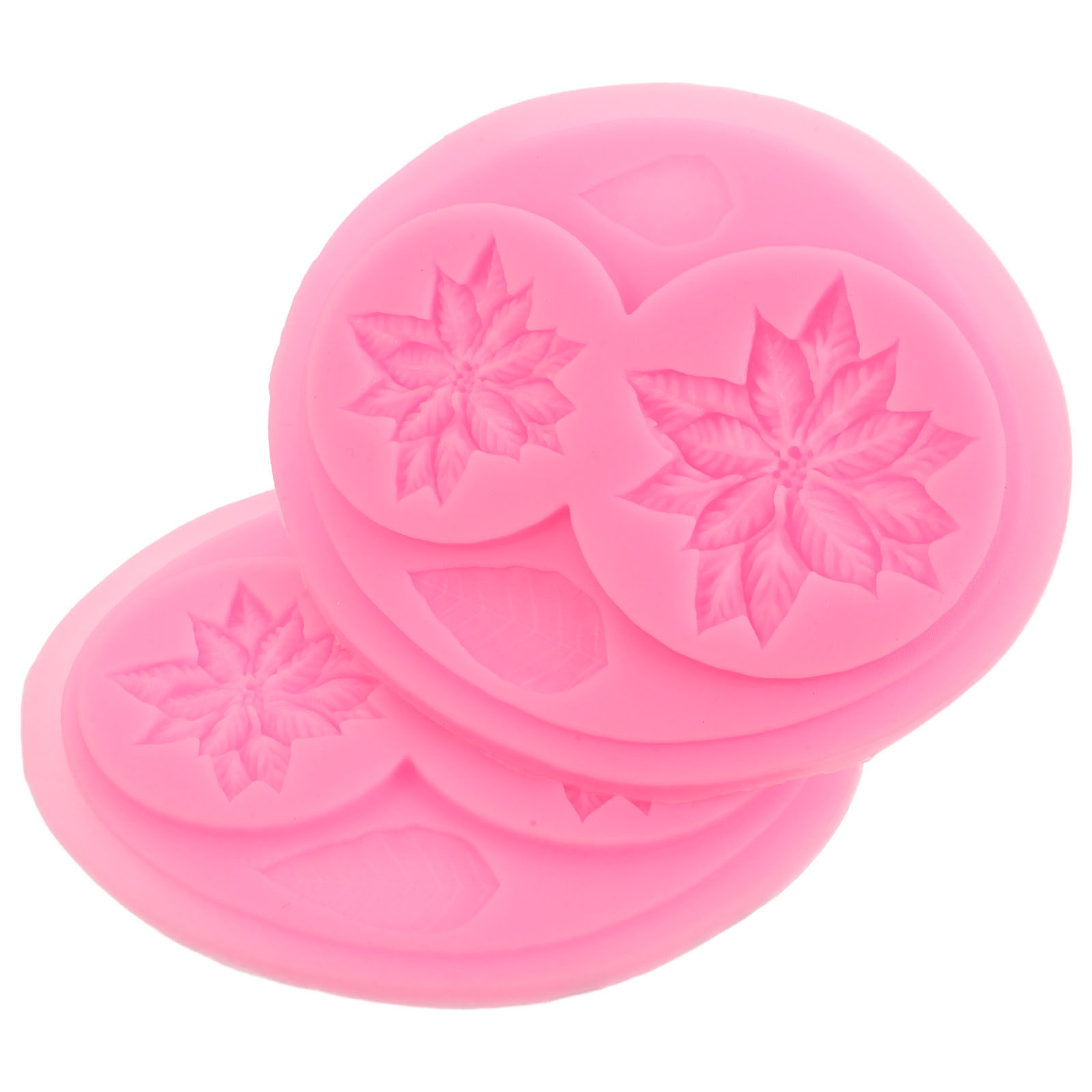 แม่พิมพ์ซิลิโคนลายดอกไม้ 2 ชิ้ - Soap Making Silicone Molds บทวิจารณ์และราคา