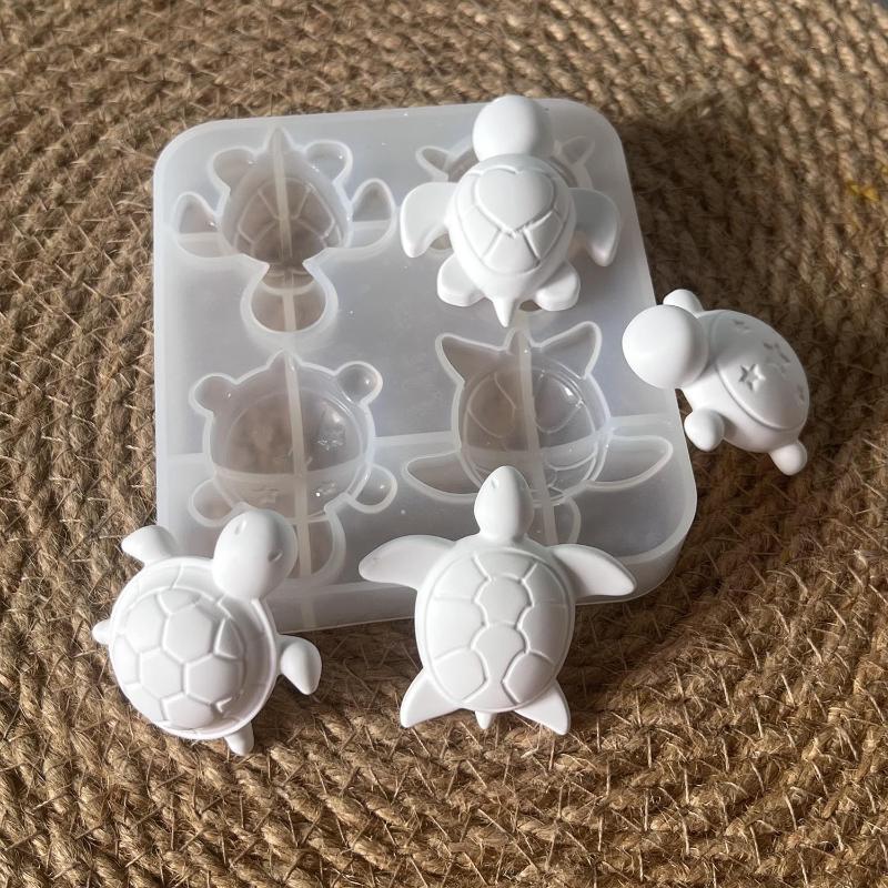 แม่พิมพ์ซิลิโคนรูปเต่าสี่ตัว ส - Soap Making Silicone Molds บทวิจารณ์และราคา