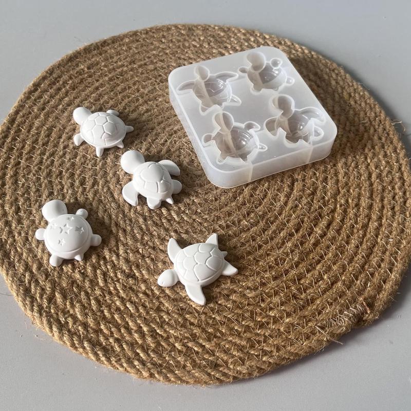 แม่พิมพ์ซิลิโคนรูปเต่าสี่ตัว ส - Soap Making Silicone Molds บทวิจารณ์และราคา