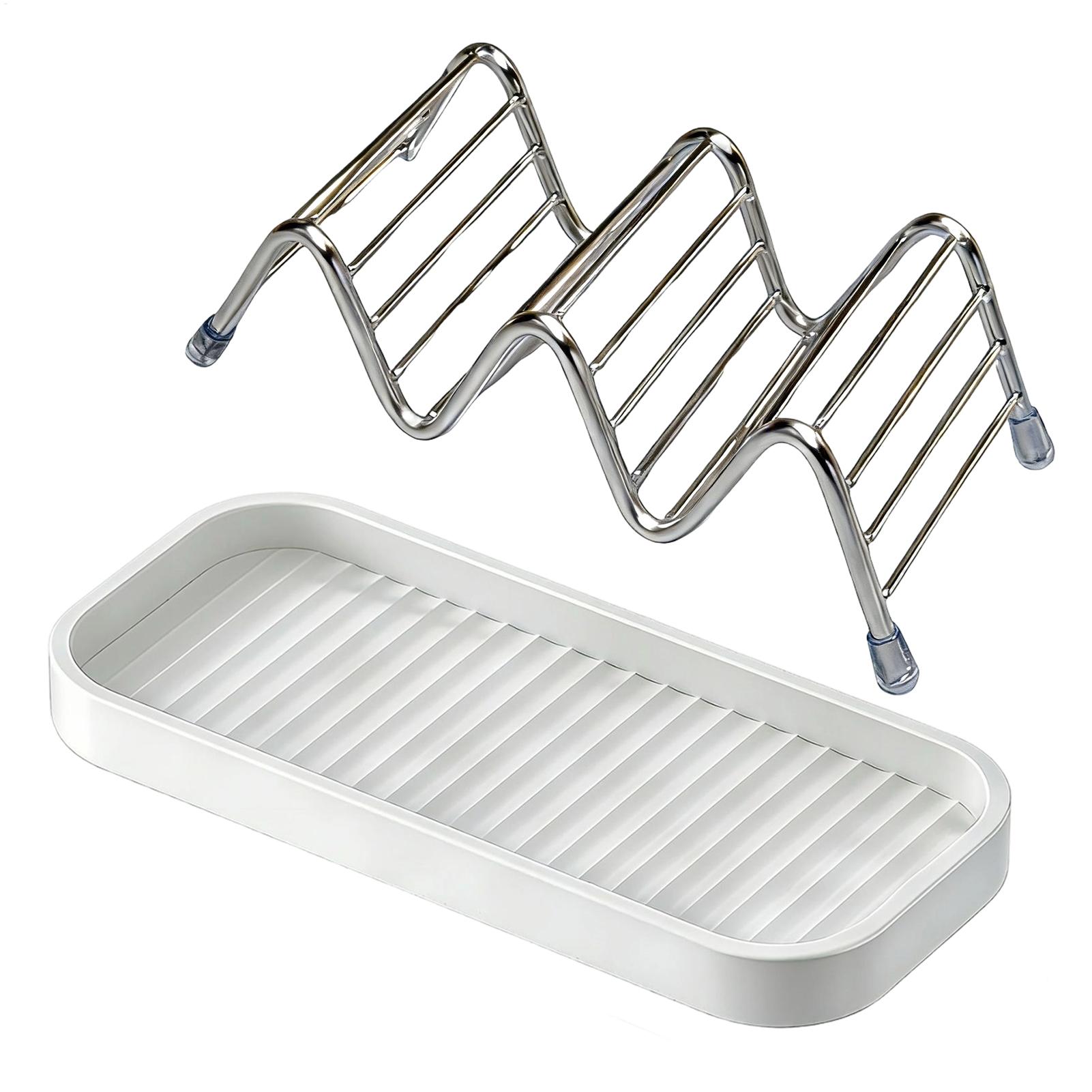 ที่วางสบู่สแตนเลสพร้อมถาด ที่ว - Soap Dish Draining บทวิจารณ์และราคา