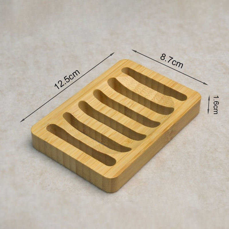 ถาดใส่สบู่ไม้ไผ่ ป้องกันเชื้อร - Soap Dish Draining บทวิจารณ์และราคา
