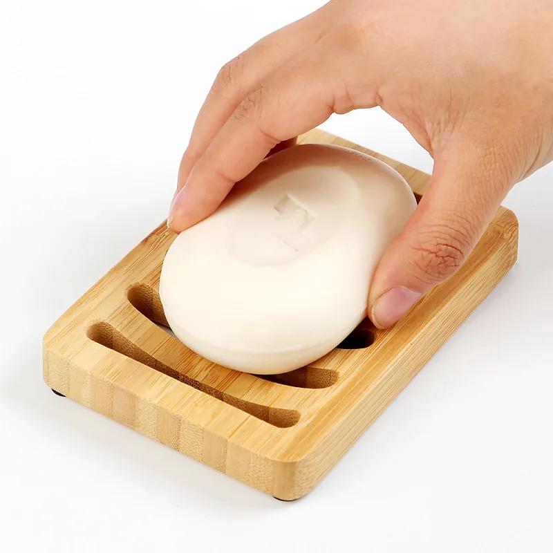 ถาดใส่สบู่ไม้ไผ่ ป้องกันเชื้อร - Soap Dish Draining บทวิจารณ์และราคา