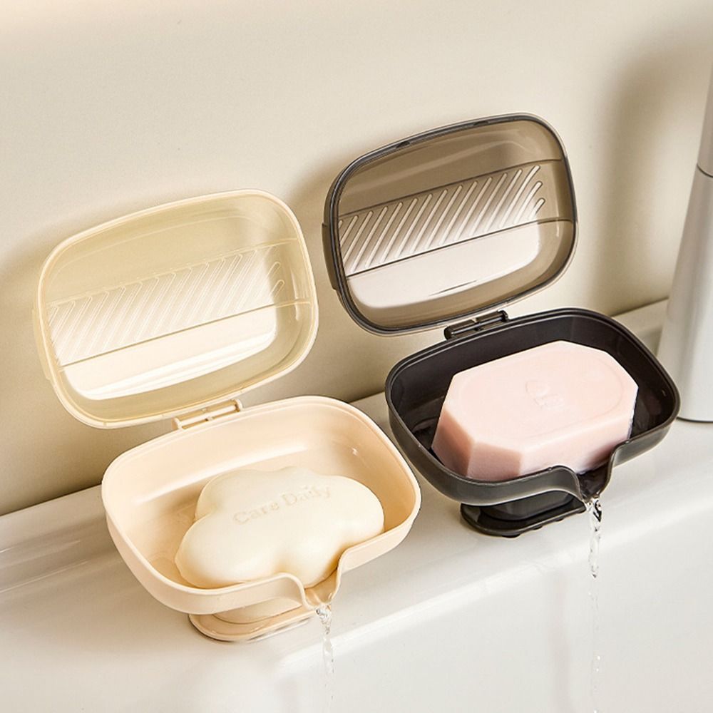 กล่องใส่สบู่แบบลาดเอียงพร้อมฐา - Soap Dish Draining บทวิจารณ์และราคา