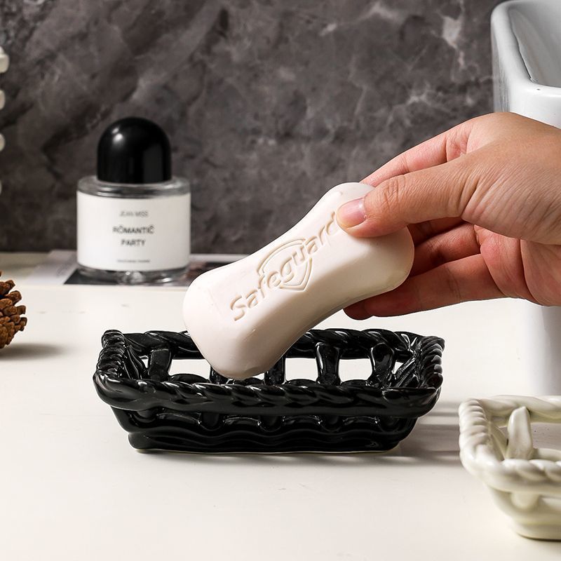 กล่องใส่สบู่เซรามิกแบบโปร่ง, ก - Soap Dish Draining บทวิจารณ์และราคา