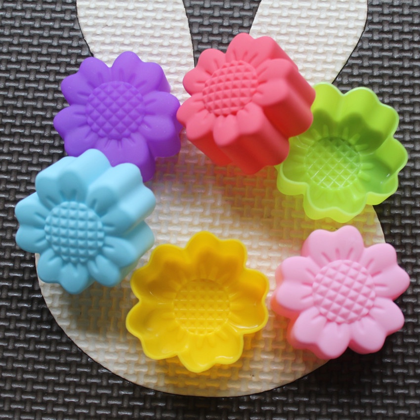 ชุดแม่พิมพ์ซิลิโคนลายดอกไม้ 6  - Soap Making Silicone Molds บทวิจารณ์และราคา