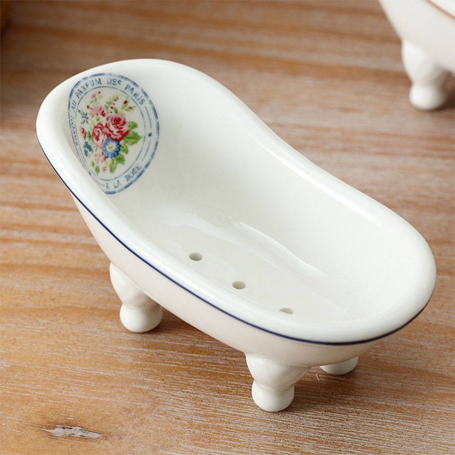 กล่องสบู่แบบมีรูระบายน้ำสไตล์น - Soap Dish Draining บทวิจารณ์และราคา