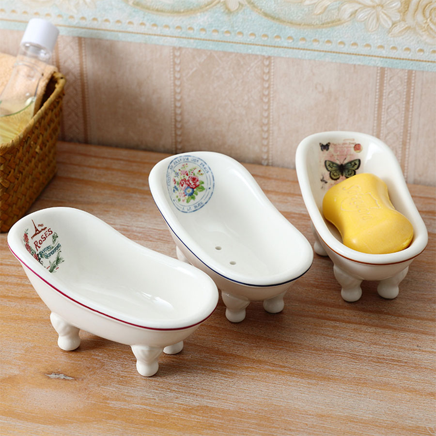 กล่องสบู่แบบมีรูระบายน้ำสไตล์น - Soap Dish Draining บทวิจารณ์และราคา
