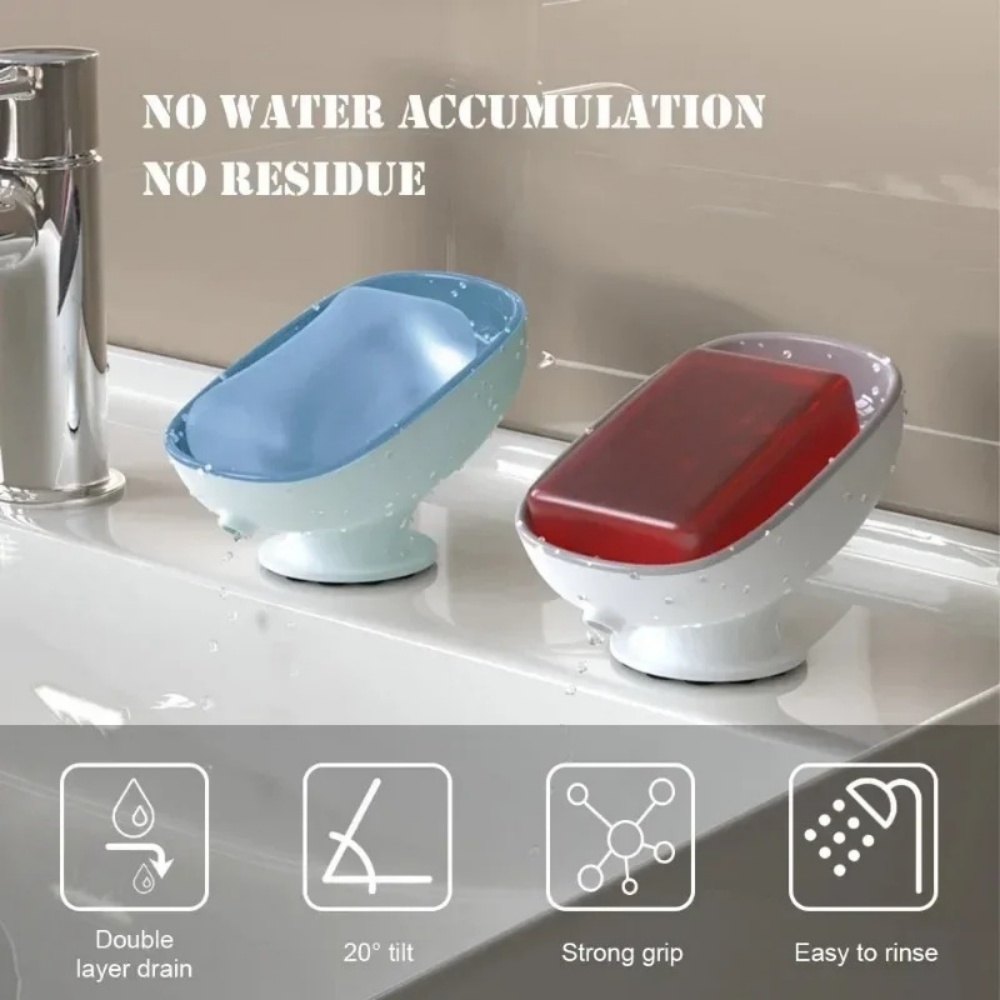 ที่วางสบู่แบบสุญญากาศ 1 ชิ้น ส - Soap Dish Draining บทวิจารณ์และราคา