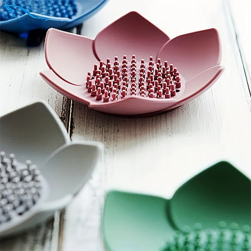 กล่องใส่สบู่ในห้องน้ำ 1 ชิ้น ล - Soap Dish Draining บทวิจารณ์และราคา