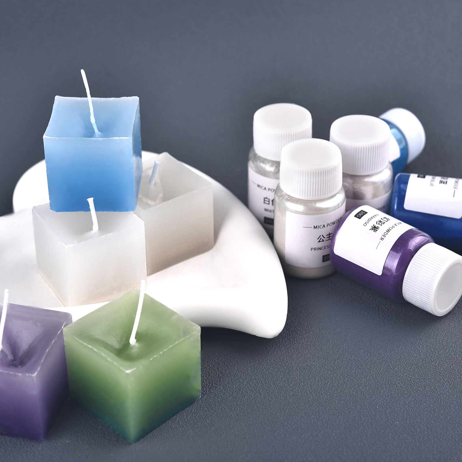 10กรัมผงสีประกายมุกผงเรซินสีย้ - Soap Making Ingredients บทวิจารณ์และราคา