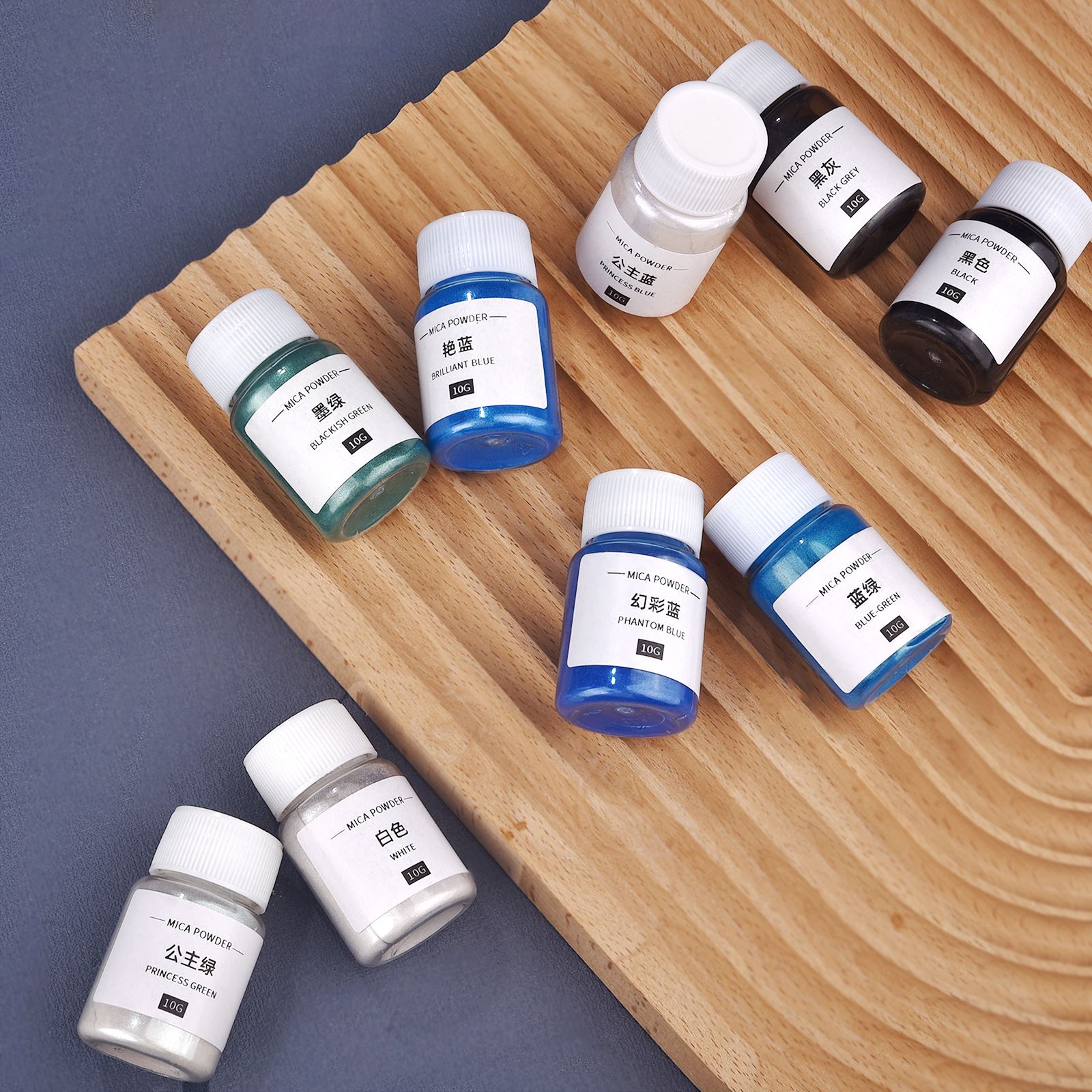 10กรัมผงสีประกายมุกผงเรซินสีย้ - Soap Making Ingredients บทวิจารณ์และราคา