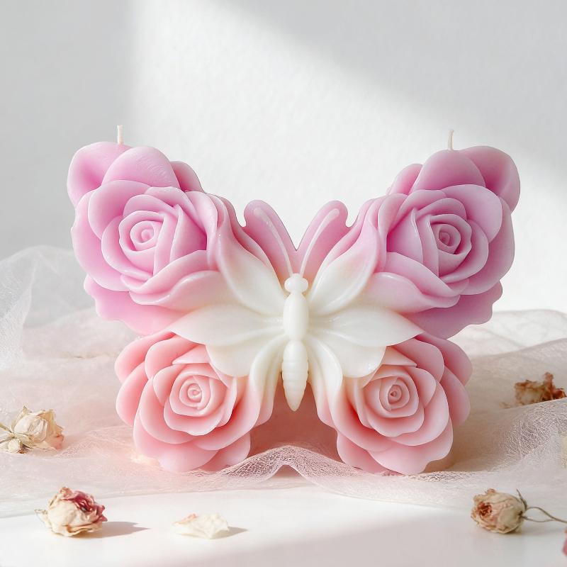 แม่พิมพ์ซิลิโคนรูปผีเสื้อกุหลา - Soap Making Silicone Molds บทวิจารณ์และราคา