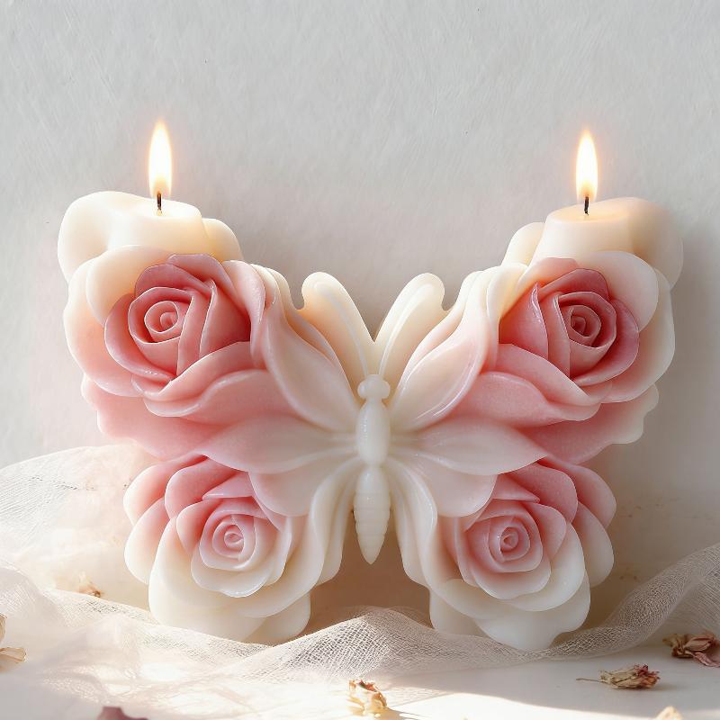 แม่พิมพ์ซิลิโคนรูปผีเสื้อกุหลา - Soap Making Silicone Molds บทวิจารณ์และราคา
