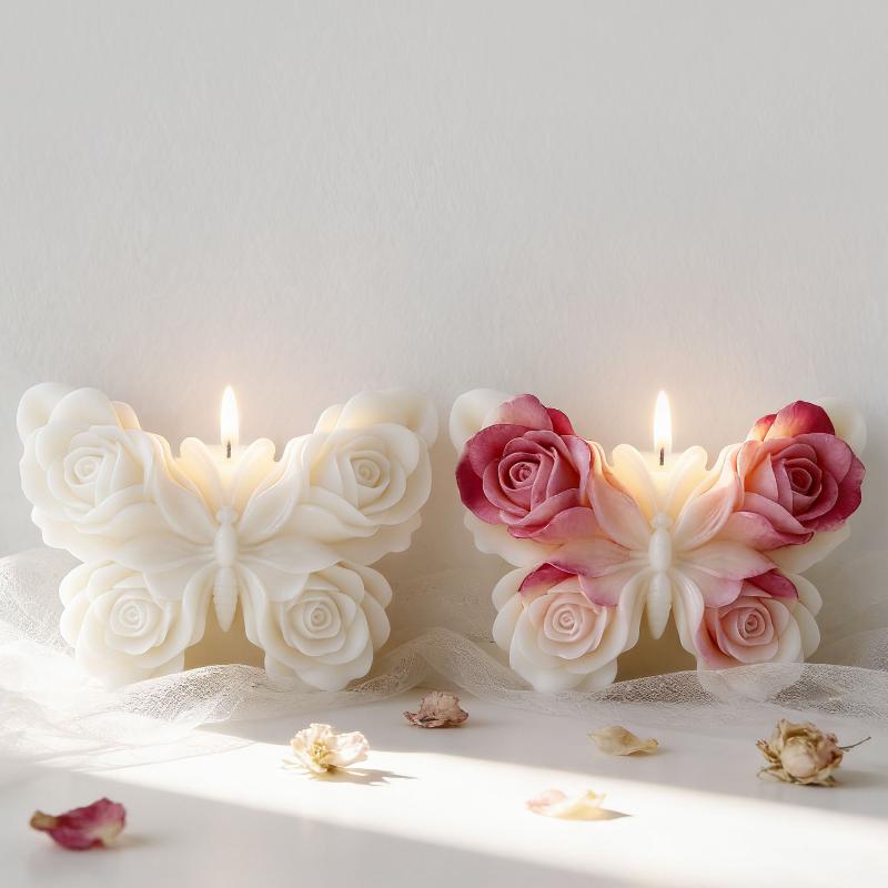 แม่พิมพ์ซิลิโคนรูปผีเสื้อกุหลา - Soap Making Silicone Molds บทวิจารณ์และราคา